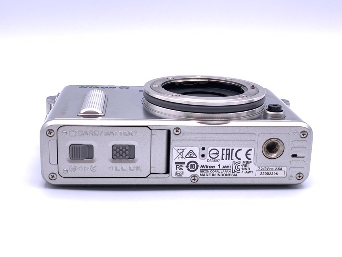 【動作品 美品】Nikon 1 AW1 ミラーレス一眼 動作確認済 シルバー Nikon 1 AW1 - 概要 | ミラーレスカメラ | ニコン