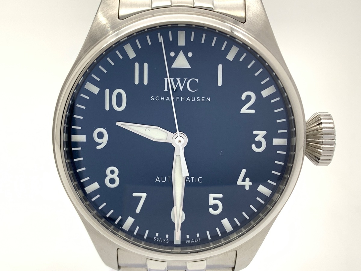 IWC パイロットウォッチ ビッグパイロットウォッチ ブルー IW329304 ステンレススティール