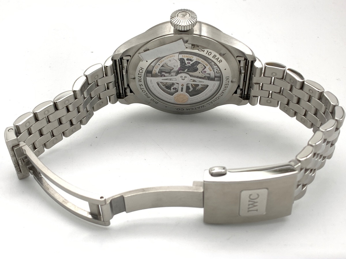 IWC パイロットウォッチ ビッグパイロットウォッチ ブルー IW329304 ステンレススティール