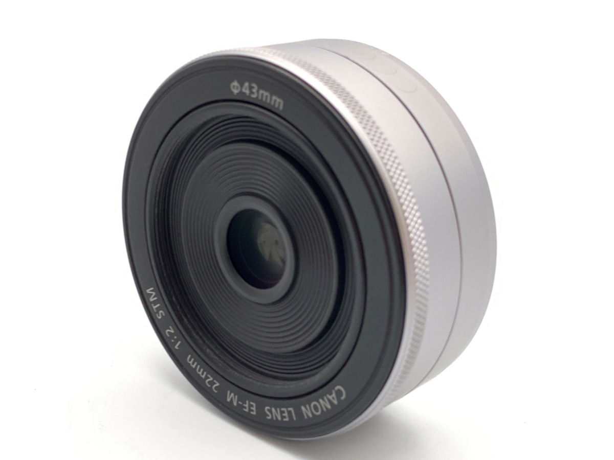 中古：AB(良品)】キヤノン EF-M22mm F2 STM シルバー