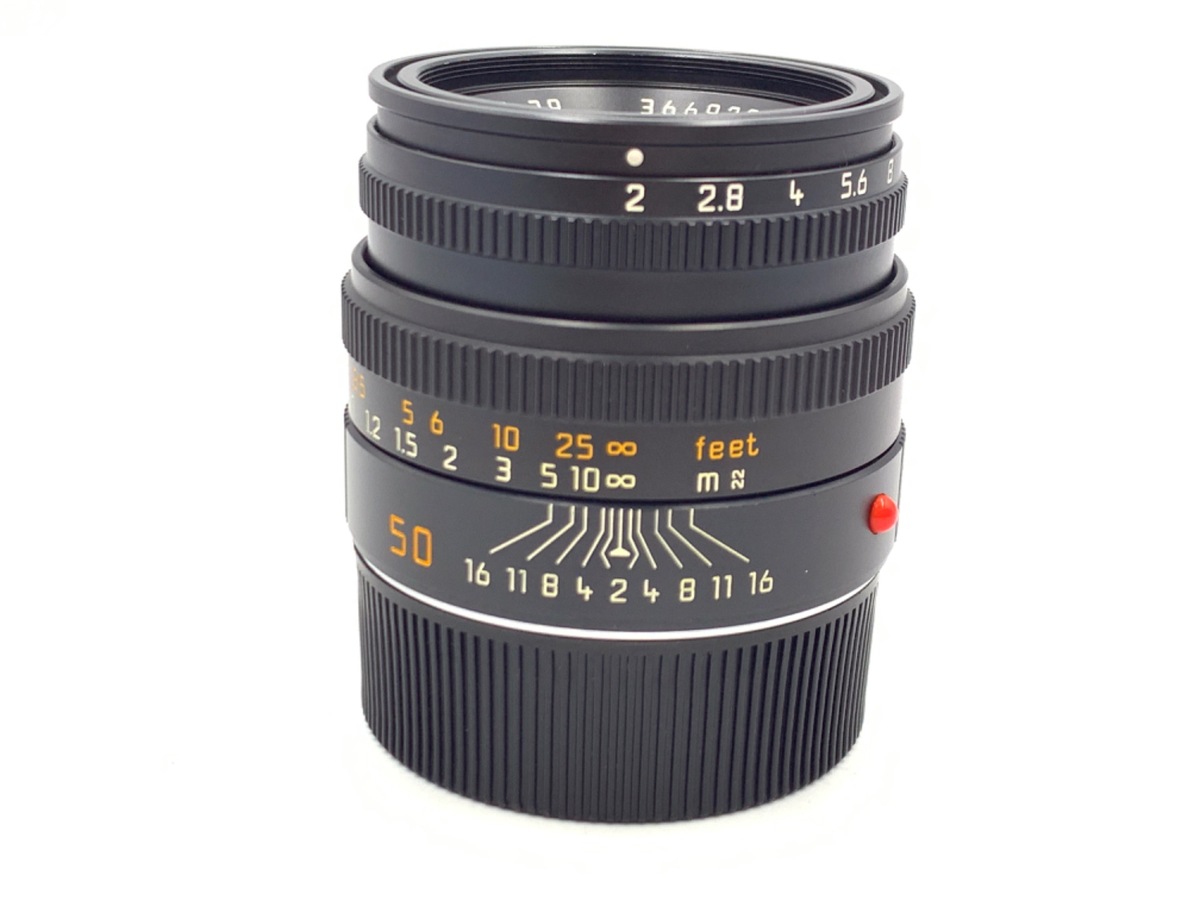 【中古】ライカ ズミクロンM 50mm F2 フード内蔵 ブラック