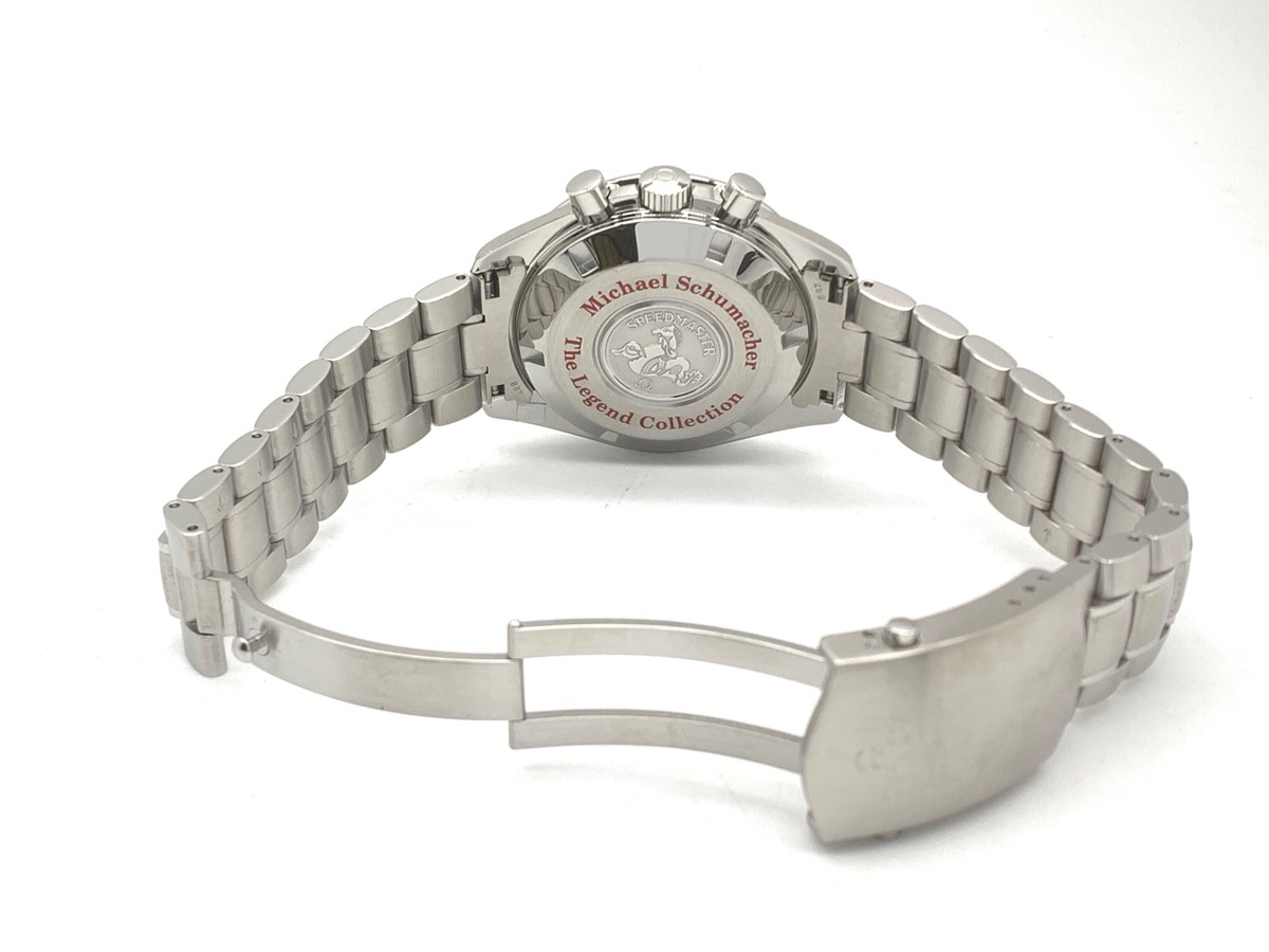 オメガ(OMEGA) スピードマスター レッド/ブラック 3506.61 ステンレススティール ミハエルシューマッハ F1ワールドチャンピオン記念限定モデル