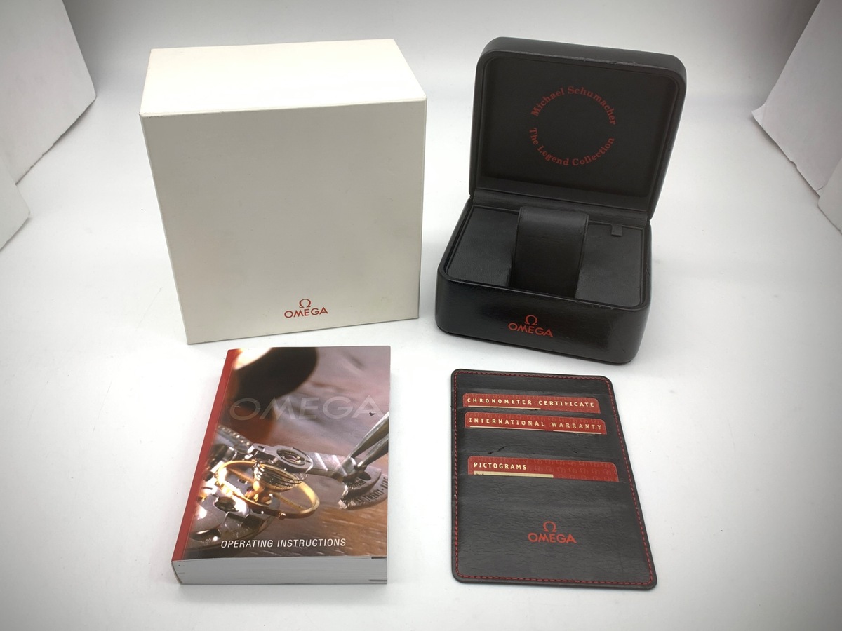 オメガ(OMEGA) スピードマスター レッド/ブラック 3506.61 ステンレススティール ミハエルシューマッハ F1ワールドチャンピオン記念限定モデル