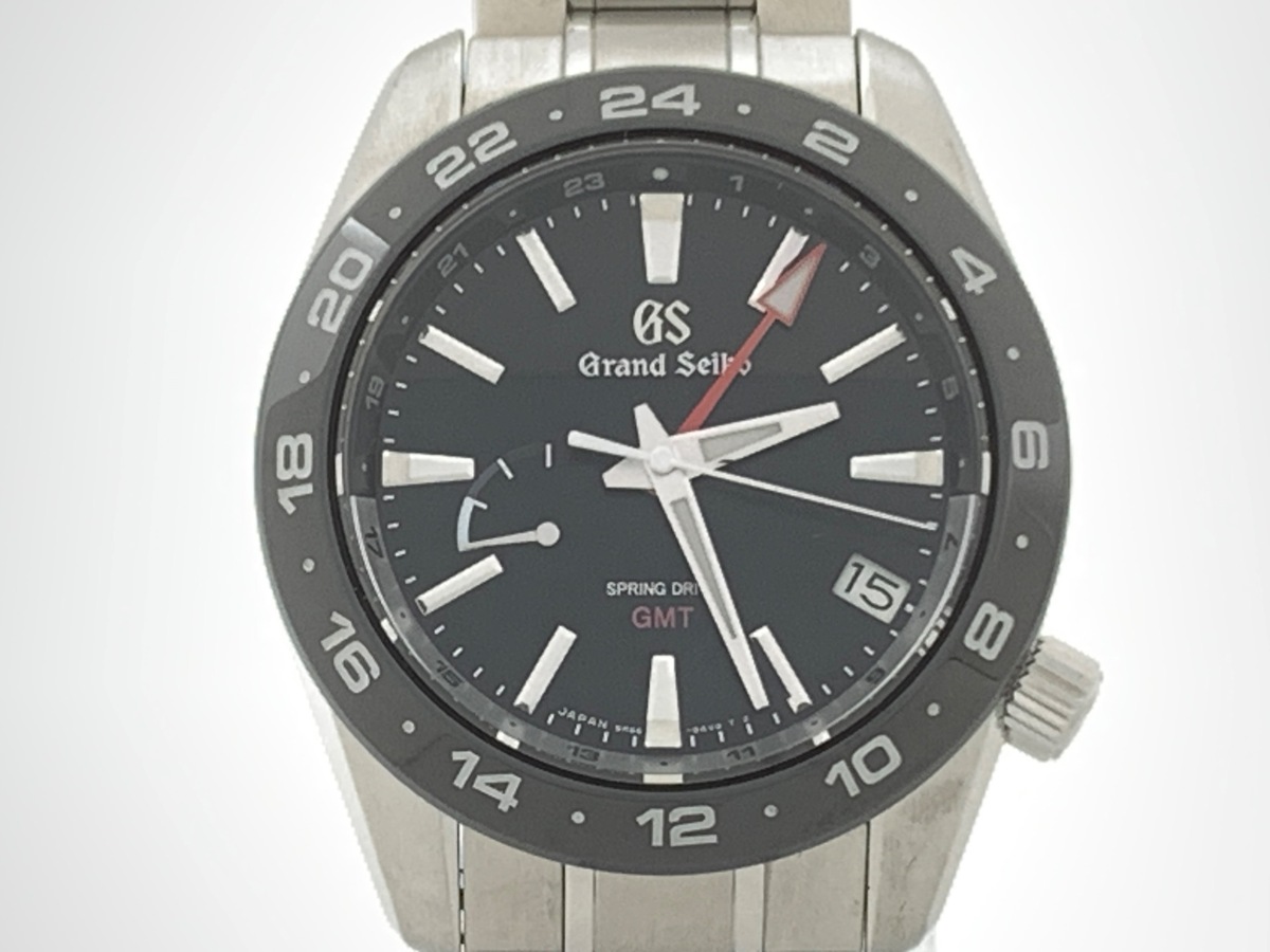 グランドセイコー スプリングドライブ GMT ブラック SBGE253/9R66-0BB0 ステンレススティール/セラミック