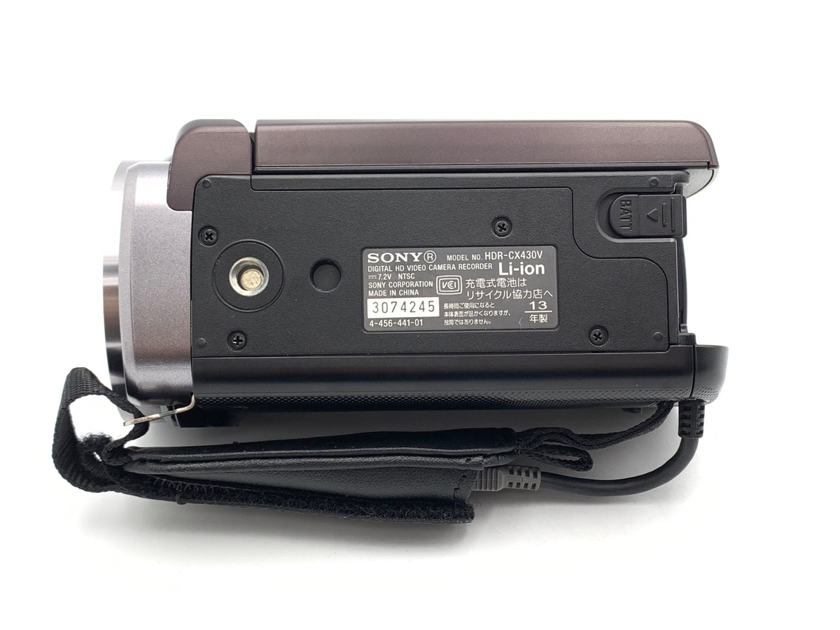 中古：C(やや難あり)】ソニー HDR-CX430V ボルドーブラウン