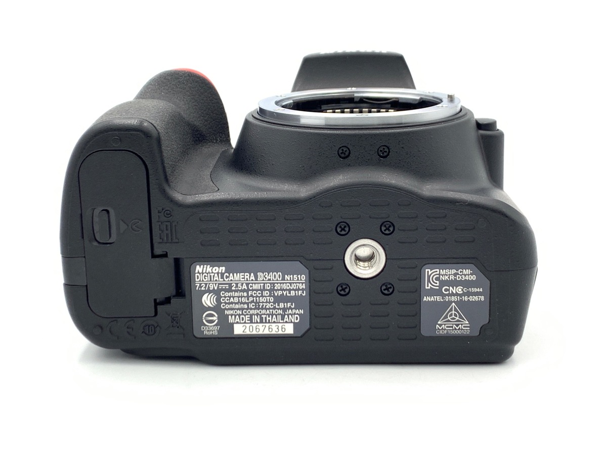 D3400 ボディ ブラック【2416万画素】