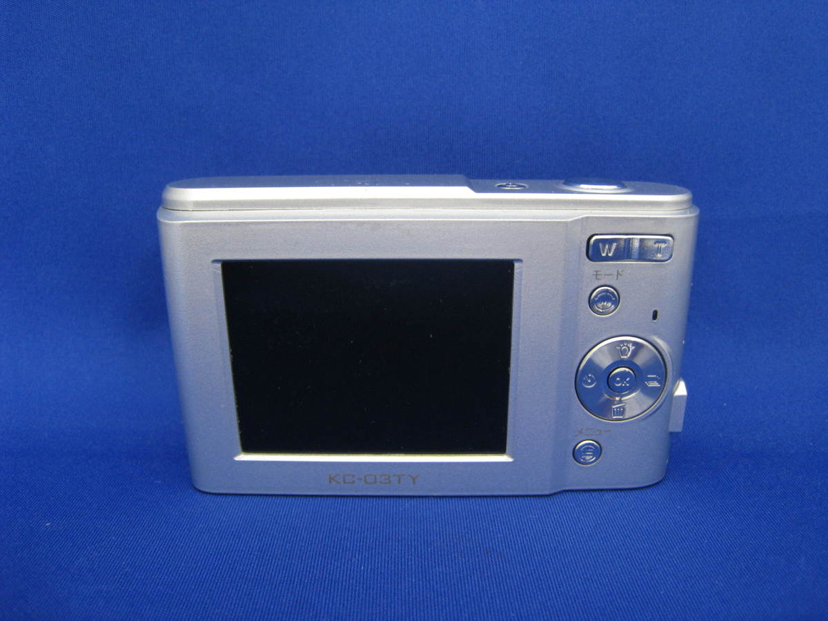 中古：AB(良品)】ケンコー デジタルカメラ KC-03TY シルバー 