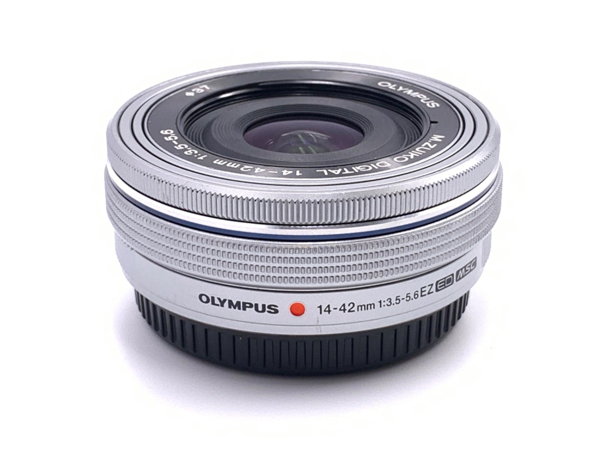 OLYMPUS - 新品・未使用OLYMPUS 14-42mm EZ ED MSC シルバー レンズ オリンパス M.ZUIKO DIGITAL ED 14-42mm F3.5-5.6 EZ [シルバー
