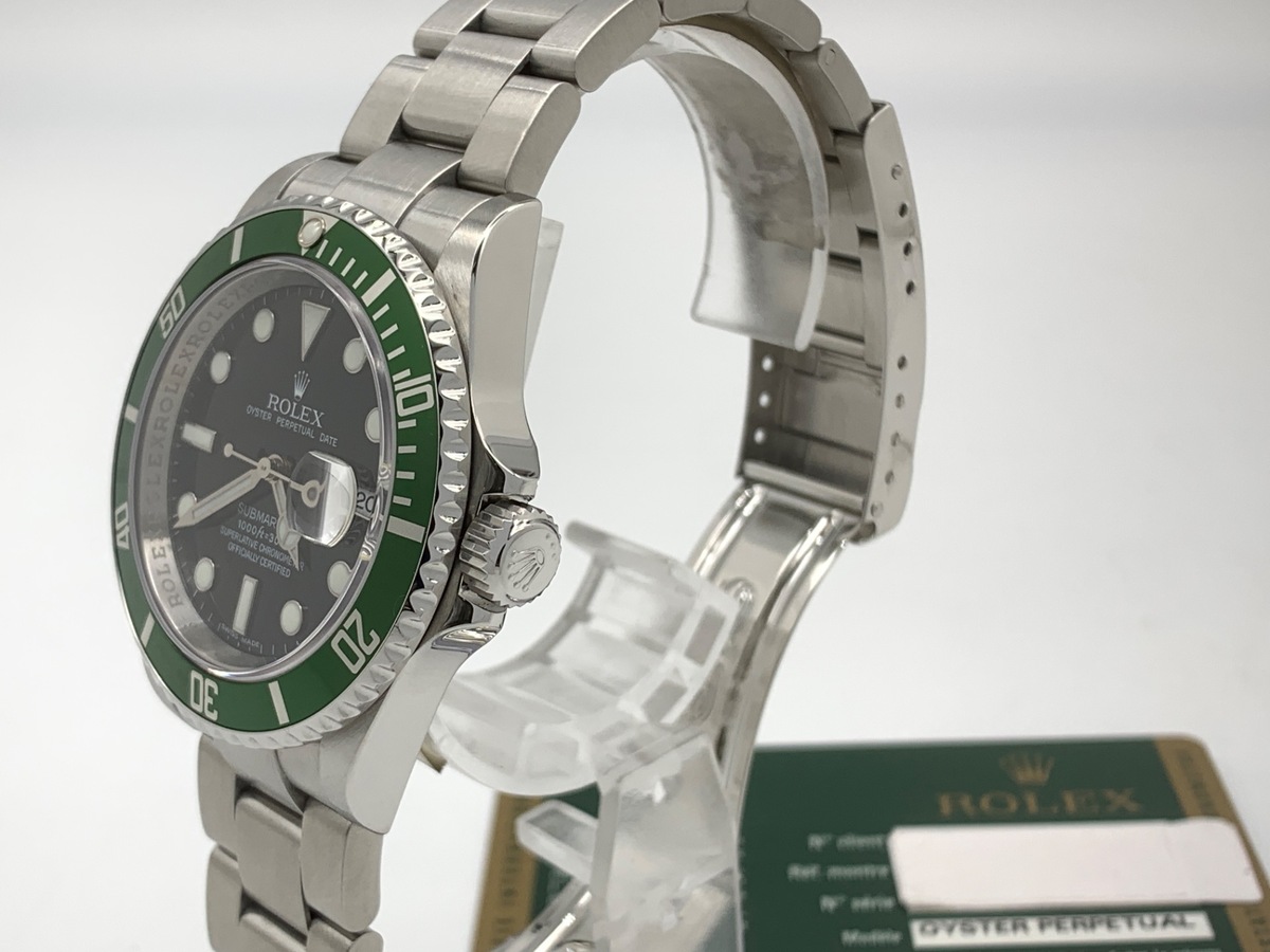 ロレックス(ROLEX) サブマリーナー デイト ブラック 16610LV ステンレススティール