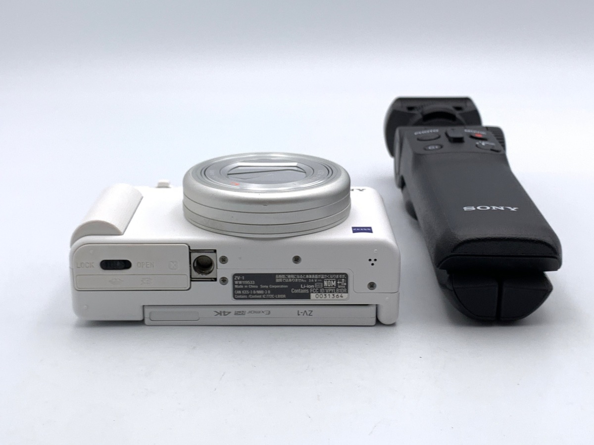 中古】ソニー VLOGCAM ZV-1G W シューティンググリップキット ホワイト