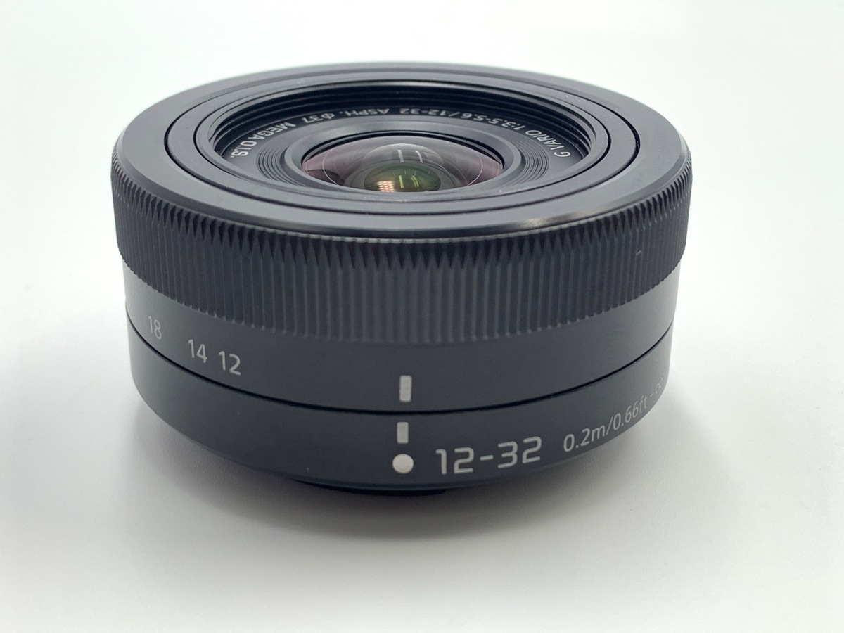 【中古美品】LUMIX H-FS12032 12-32mm ズームレンズ LUMIX G VARIO 12-32mm/F3.5-5.6 ASPH./MEGA O.I.S. H-FS12032-K