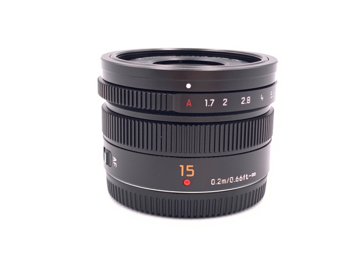 LEICA DG SUMMILUX 15mm/F1.7 ASPH. H-X015-K [ブラック] 中古価格比較
