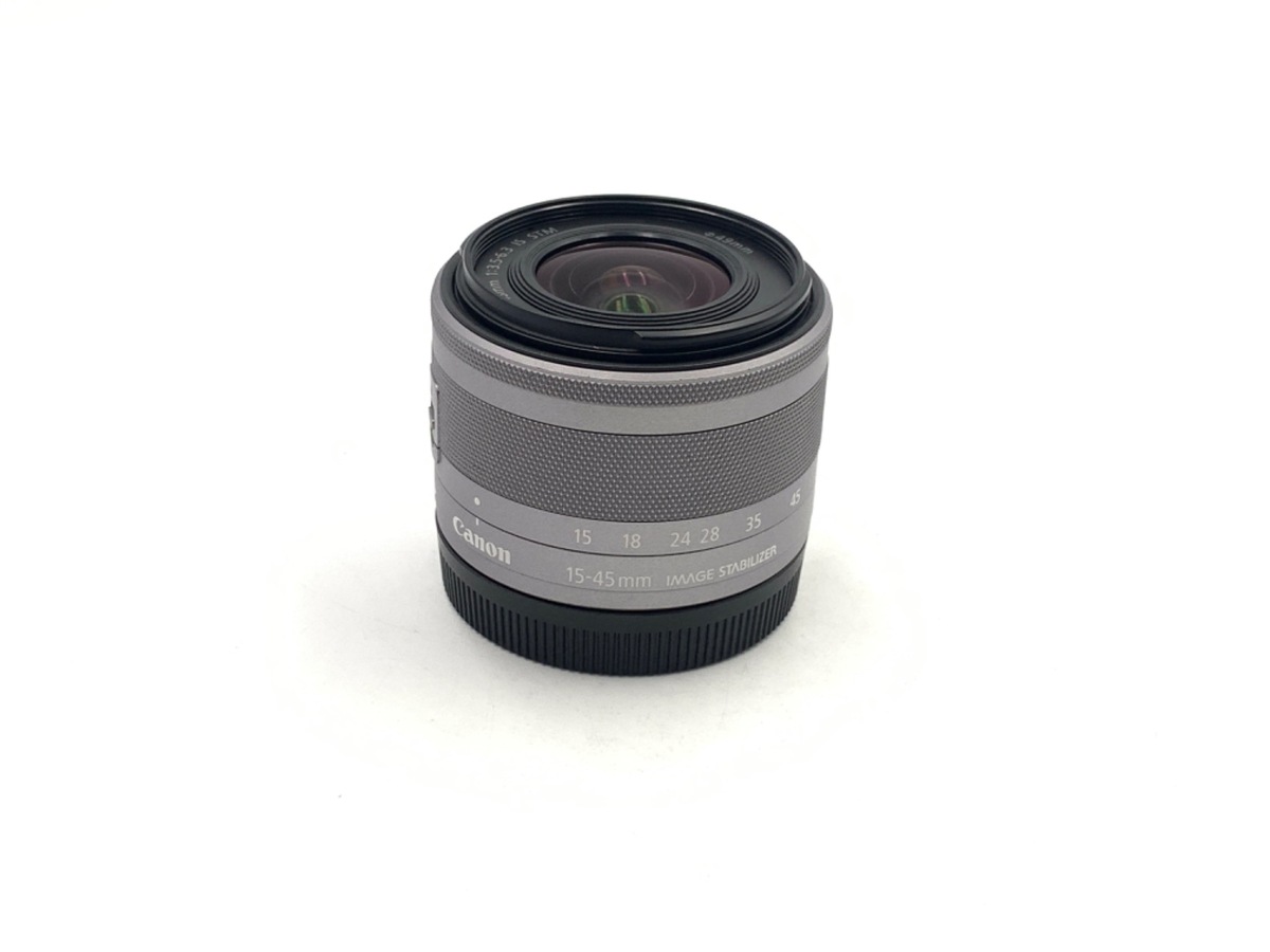 中古】キヤノン EF-M15-45mm F3.5-6.3 IS STM シルバー｜｜カメラの