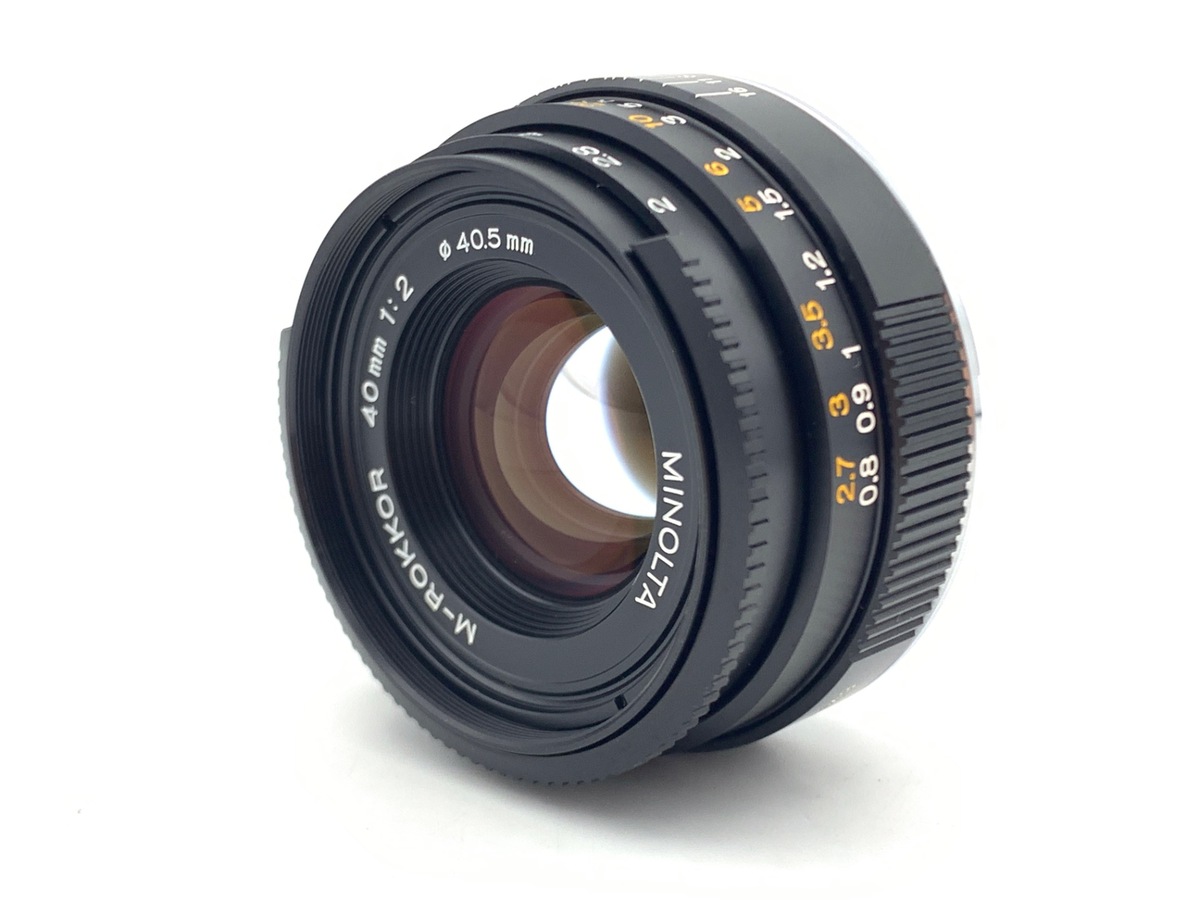 中古：AB(良品)】ミノルタ Mロッコール 40mm F2 | 2448590070054