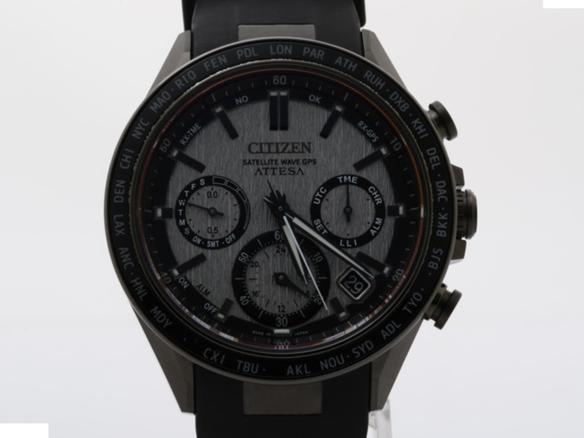 中古：A(美品)】シチズン アテッサ アクトライン シルバー CC4055-14H 