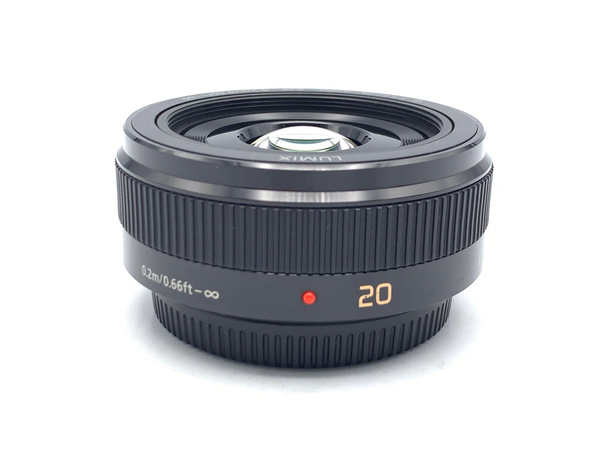 中古】パナソニック LUMIX G 20mm F1.7 II ASPH. [H-H020A] ブラック