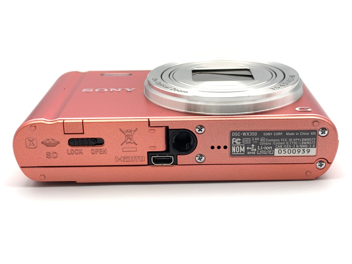 DSC-WX350 ピンク【1820万画素】