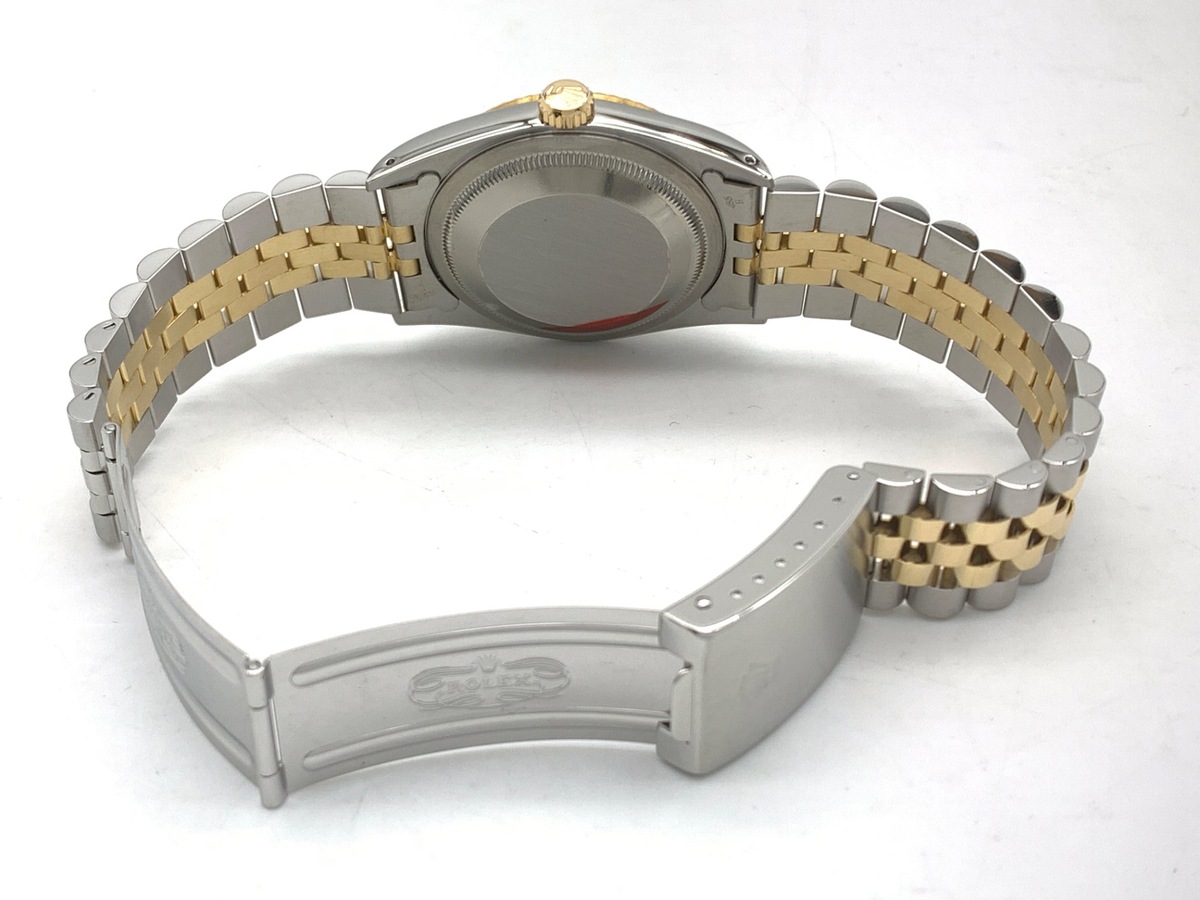 ロレックス(ROLEX) デイトジャスト 36 シャンパン [ゴールド系] 16233 ステンレススティール/イエローゴールド モザイク ジュビリーブレス