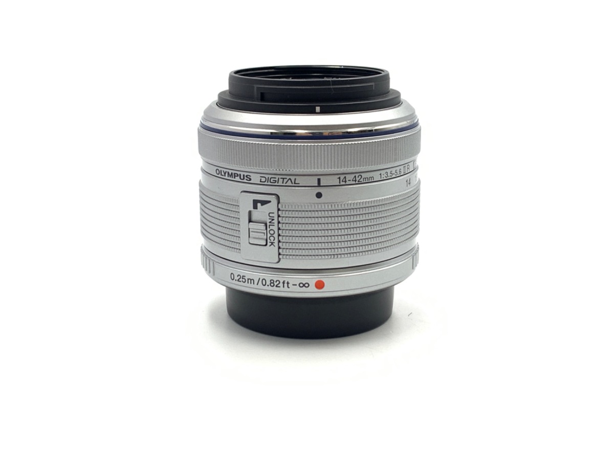 ★美品★OLYMPUS オリンパス M.ZUIKO 14-42mmⅡR シルバー M.ZUIKO DIGITAL 14-42mm F3.5-5.6 II R [シルバー] 中古価格