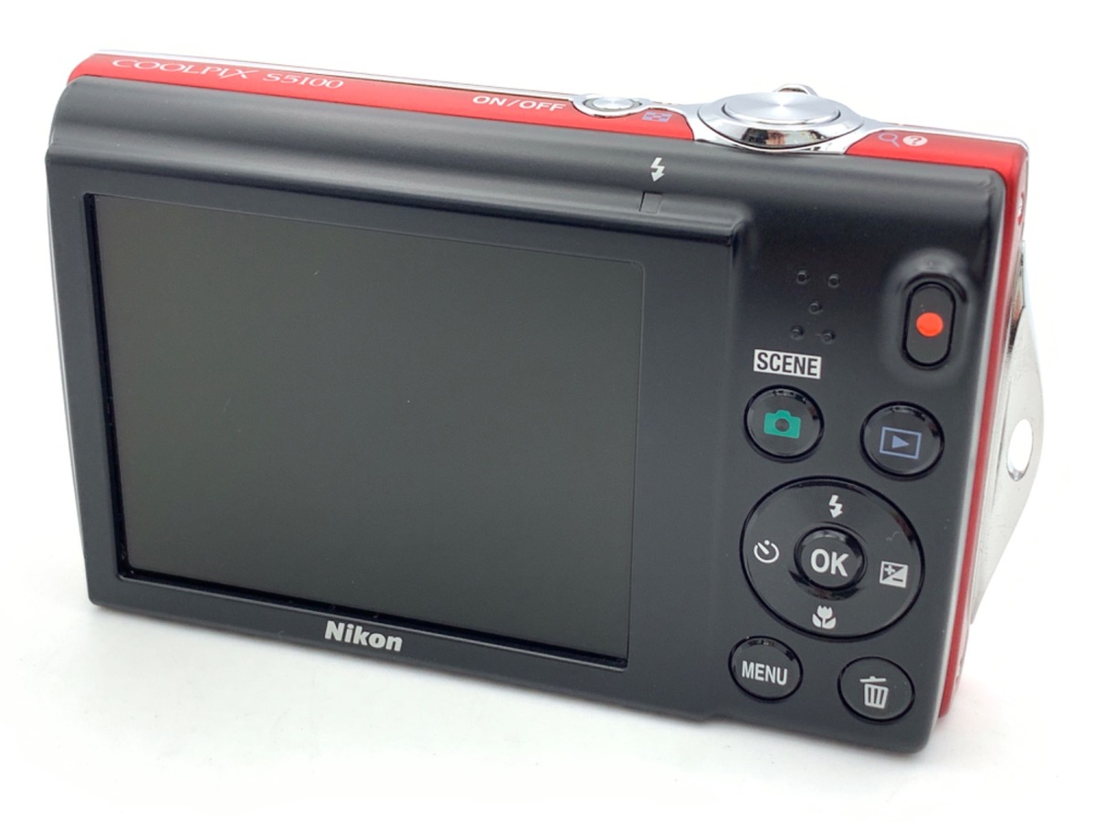 中古：B(並品)】ニコン COOLPIX S5100 クリアレッド | 2448600061232