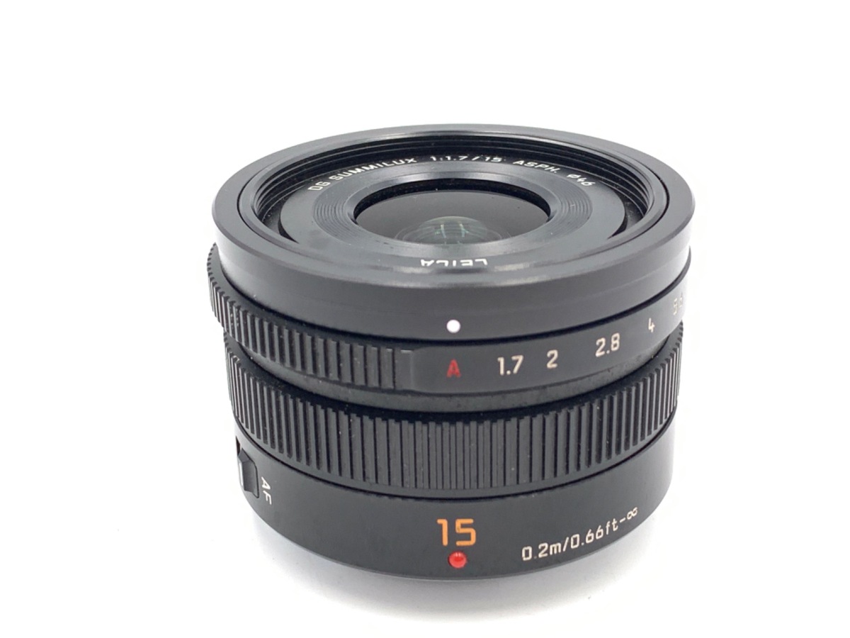 LEICA DG SUMMILUX 15mmF1.7 Asph.中古品 LEICA DG SUMMILUX 15mm/F1.7 ASPH. H-X015-S [シルバー] 中古価格比較