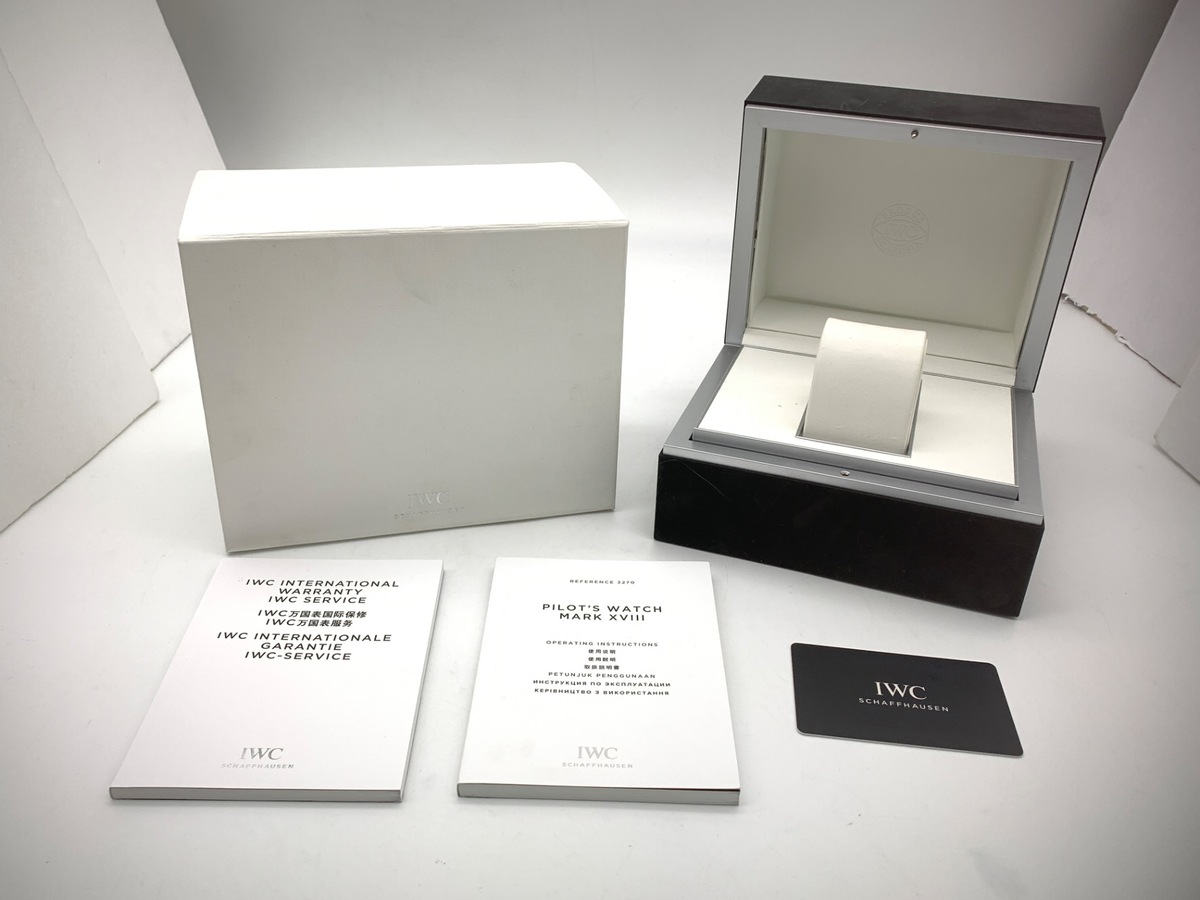 IWC パイロットウォッチ マーク XVIIIトリビュートトゥマークXI ブラック IW327007 ステンレススティール