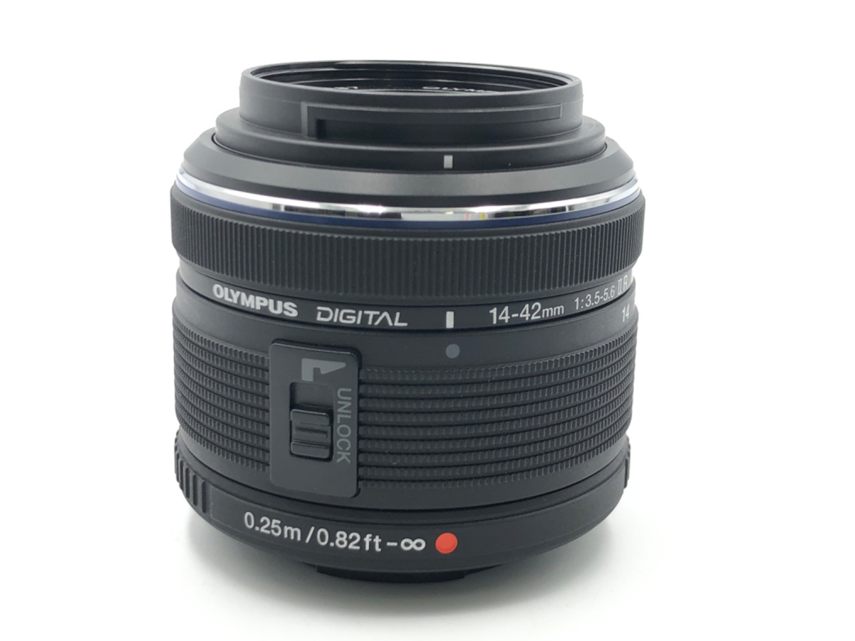中古】オリンパス M.ZUIKO DIGITAL 14-42mm F3.5-5.6 II R ブラック