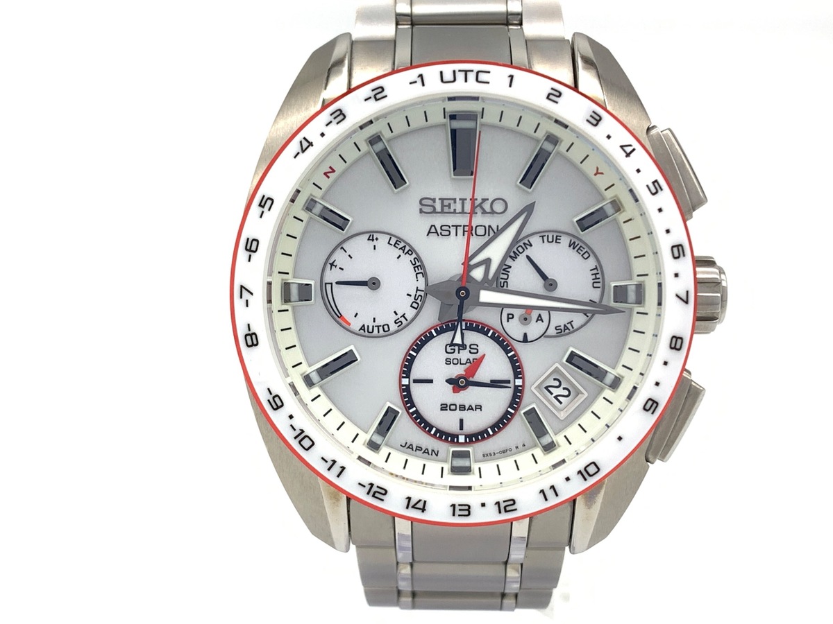 セイコー アストロン ホワイト SBXC091 チタン