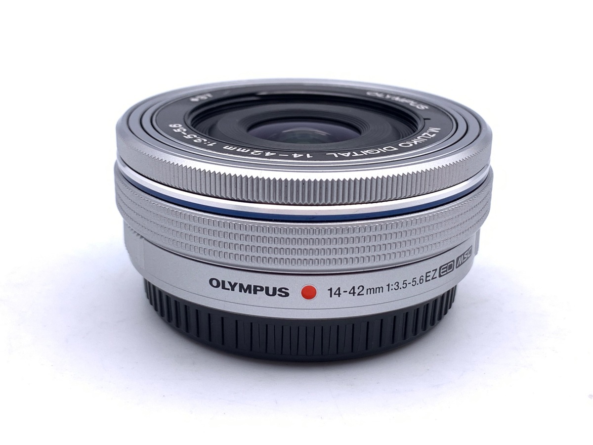 中古：AB(良品)】OM SYSTEM M.ZUIKO ED 14-42mm F3.5-5.6 EZ シルバー