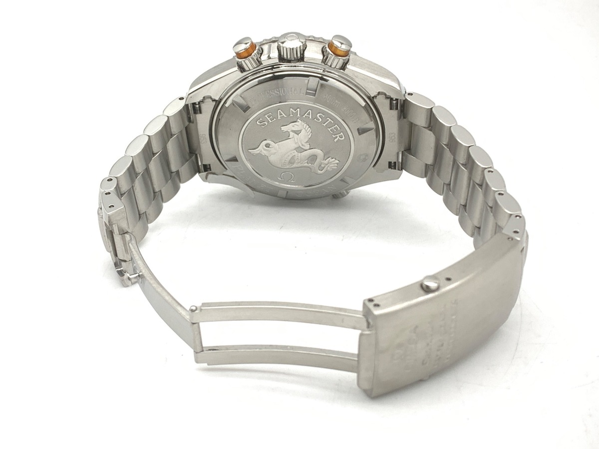 オメガ(OMEGA) シーマスター プラネットオーシャン ブラック/オレンジ 2218.50 ステンレススティール