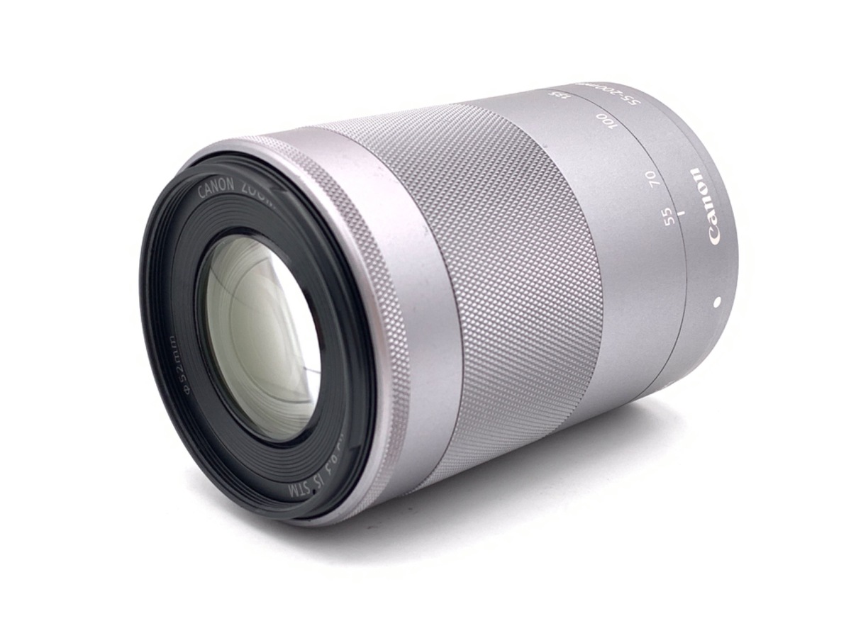 EF-M55-200mm F4.5-6.3 IS STMシルバー 中古】 【良品】 キヤノン EF