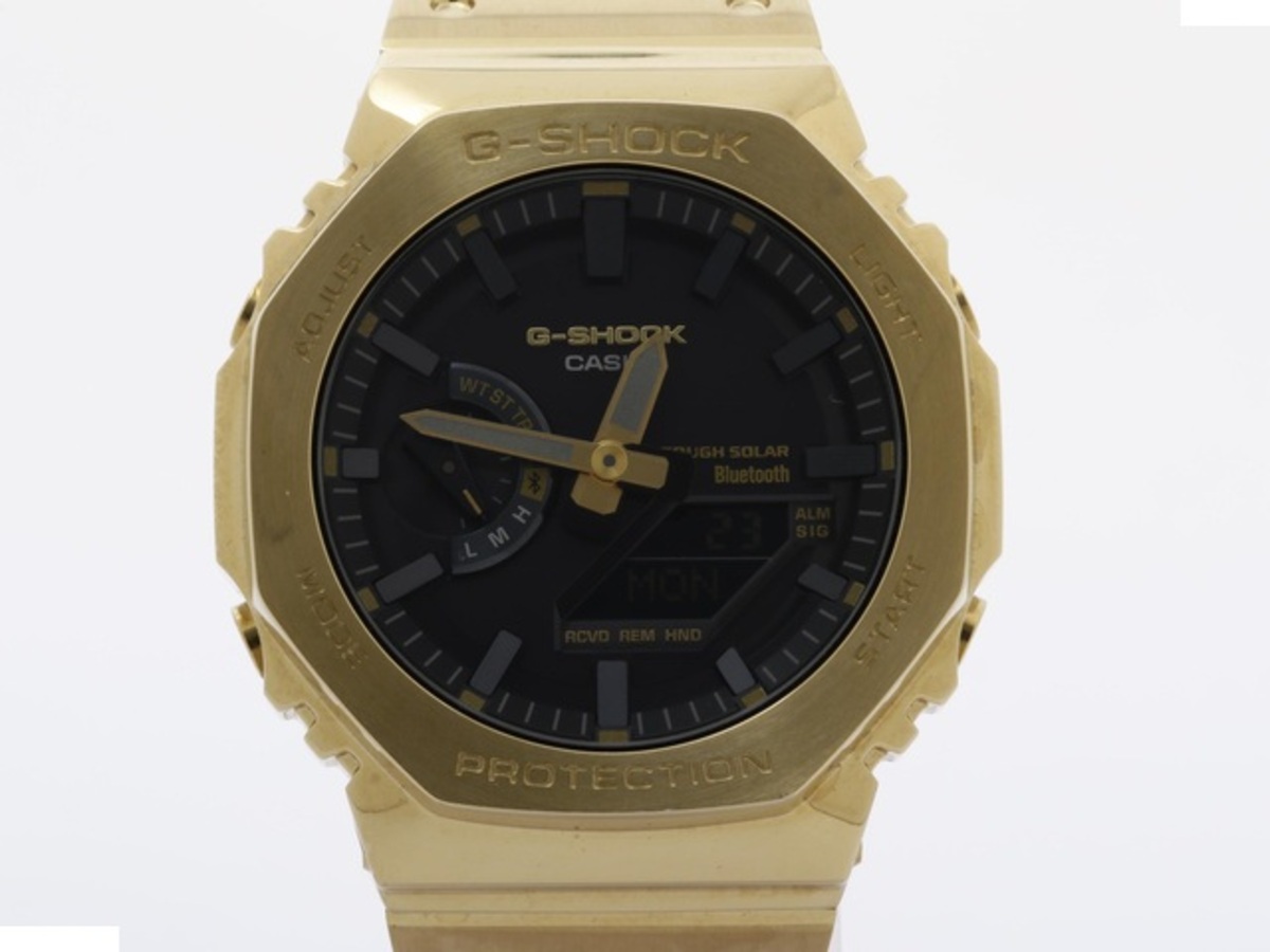 カシオ G-SHOCK ブラック GM-B2100GD-5AJF ステンレススティール