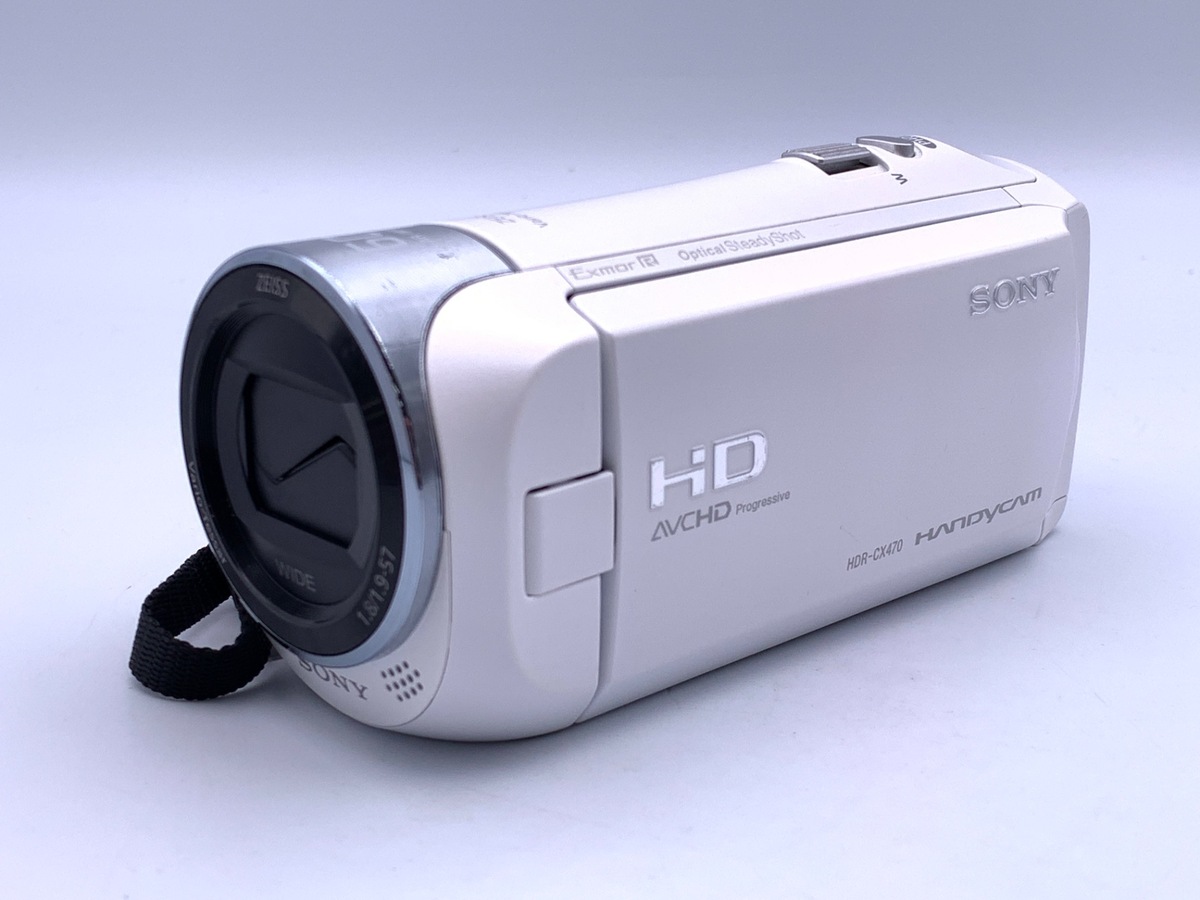 中古】ソニー デジタルHDビデオカメラレコーダー HDR-CX470 W ホワイト