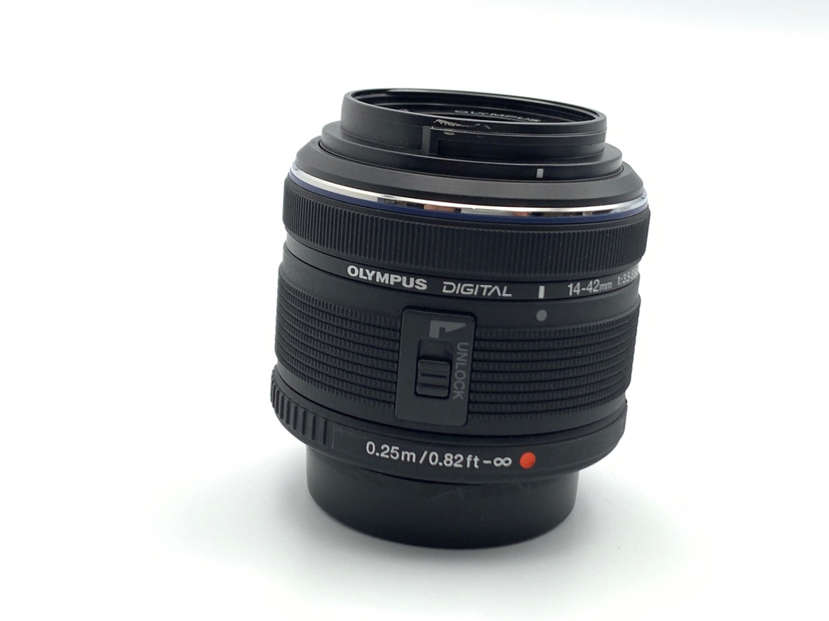 中古】オリンパス M.ZUIKO DIGITAL 14-42mm F3.5-5.6 II R ブラック