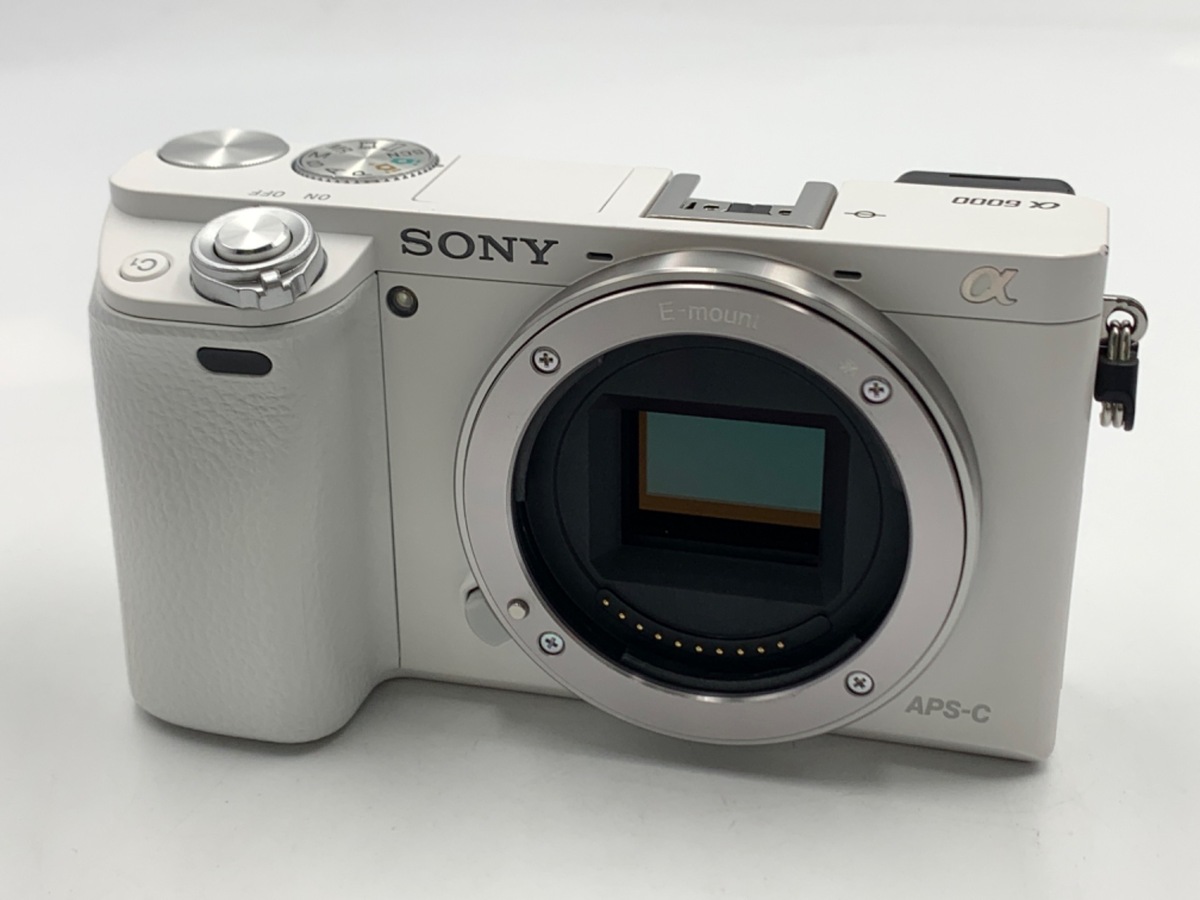 中古：B(並品)】ソニー α6000 ボディ ホワイト [ILCE-6000