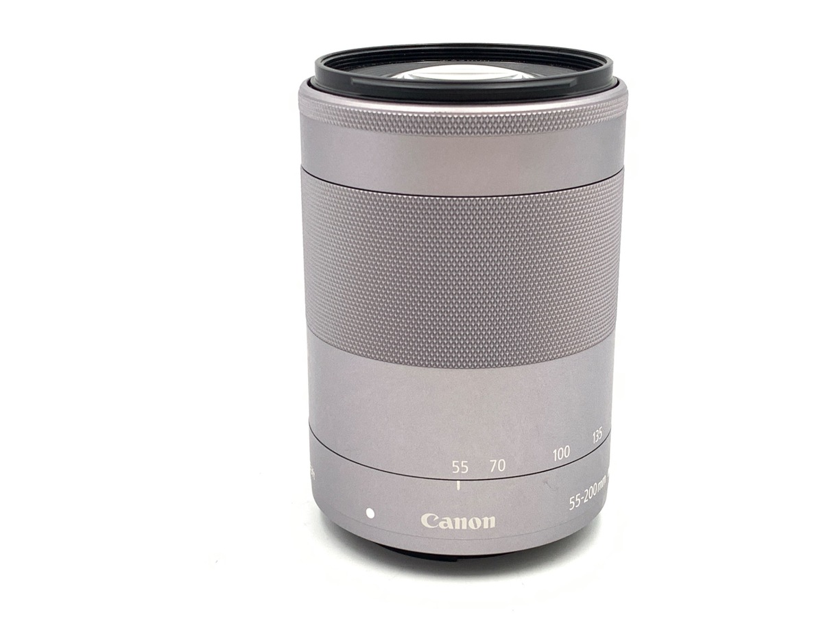 【中古】キヤノン EF-M55-200mm F4.5-6.3 IS STM シルバー