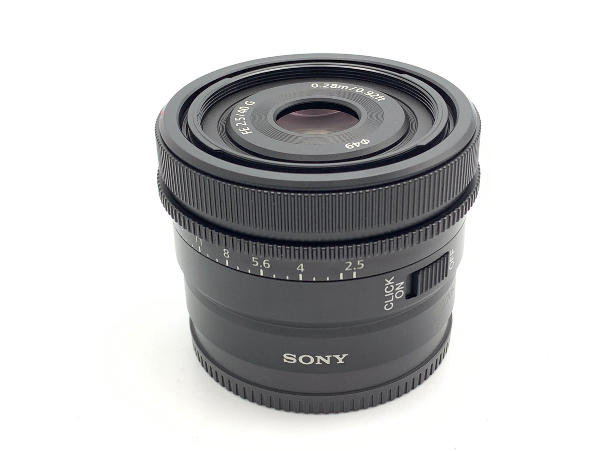 【極美品】SONY FE 40mm F2.5 G SEL40F25G Amazon.com : Sony SEL40F25G - Full-Frame Lens FE 40mm F2.5 G