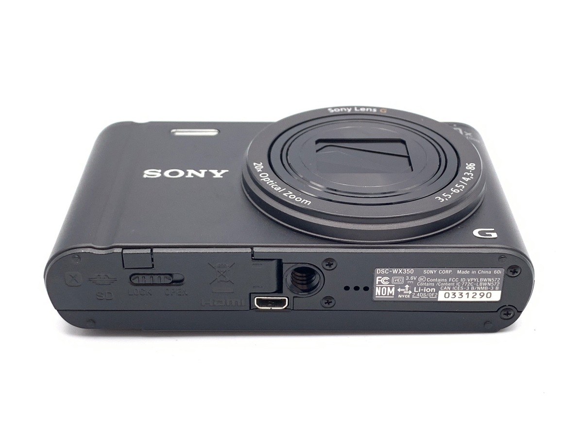 SONY Cyber-shot DSC-WX350 ブラック 箱付 極美品 【公式通販】