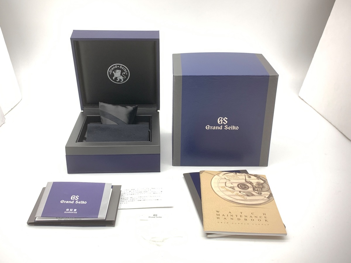 グランドセイコー クォーツ ブラック SBGX335/9F61-0AL0 ステンレススティール