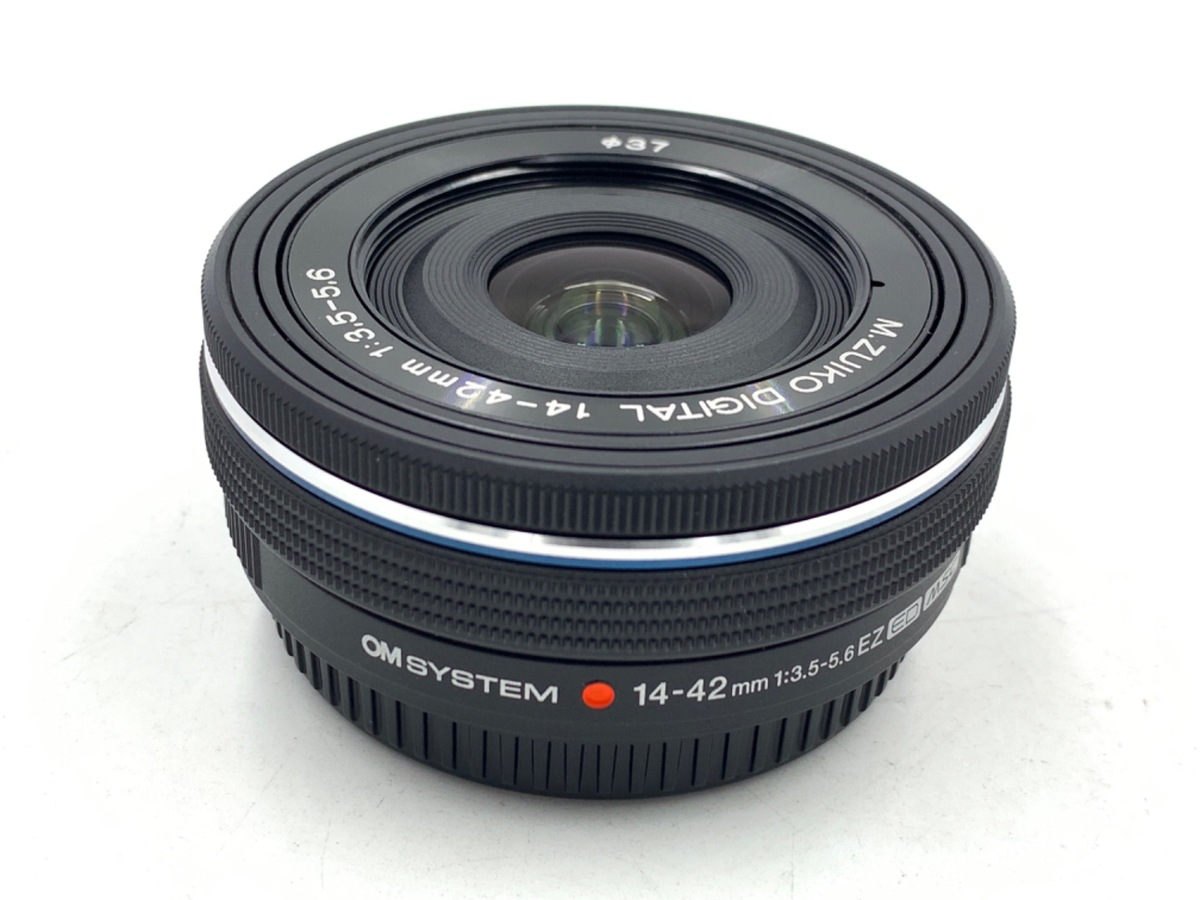 中古：A(美品)】OM SYSTEM M.ZUIKO ED 14-42mm F3.5-5.6 EZ ブラック