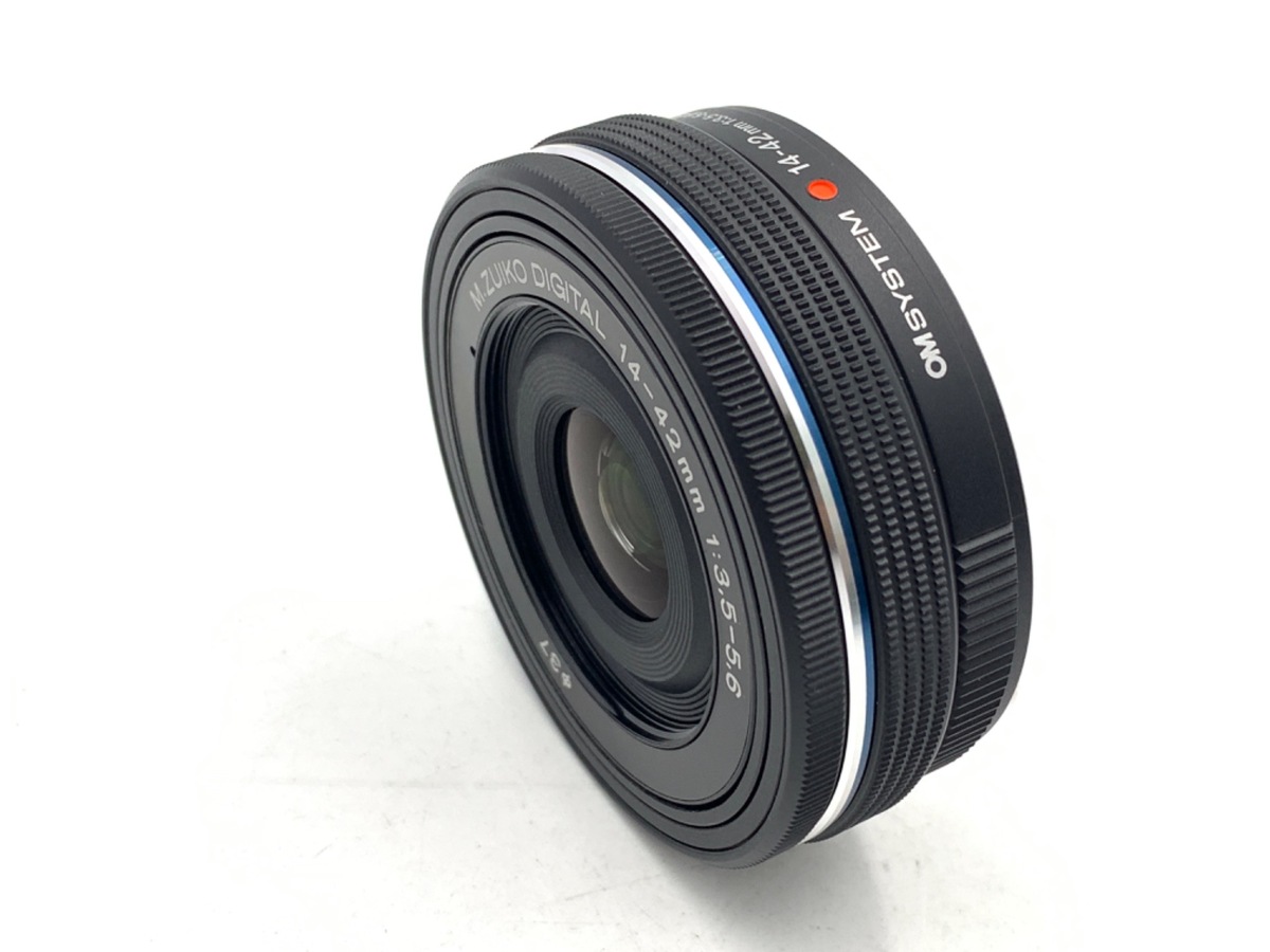 中古：A(美品)】OM SYSTEM M.ZUIKO ED 14-42mm F3.5-5.6 EZ ブラック