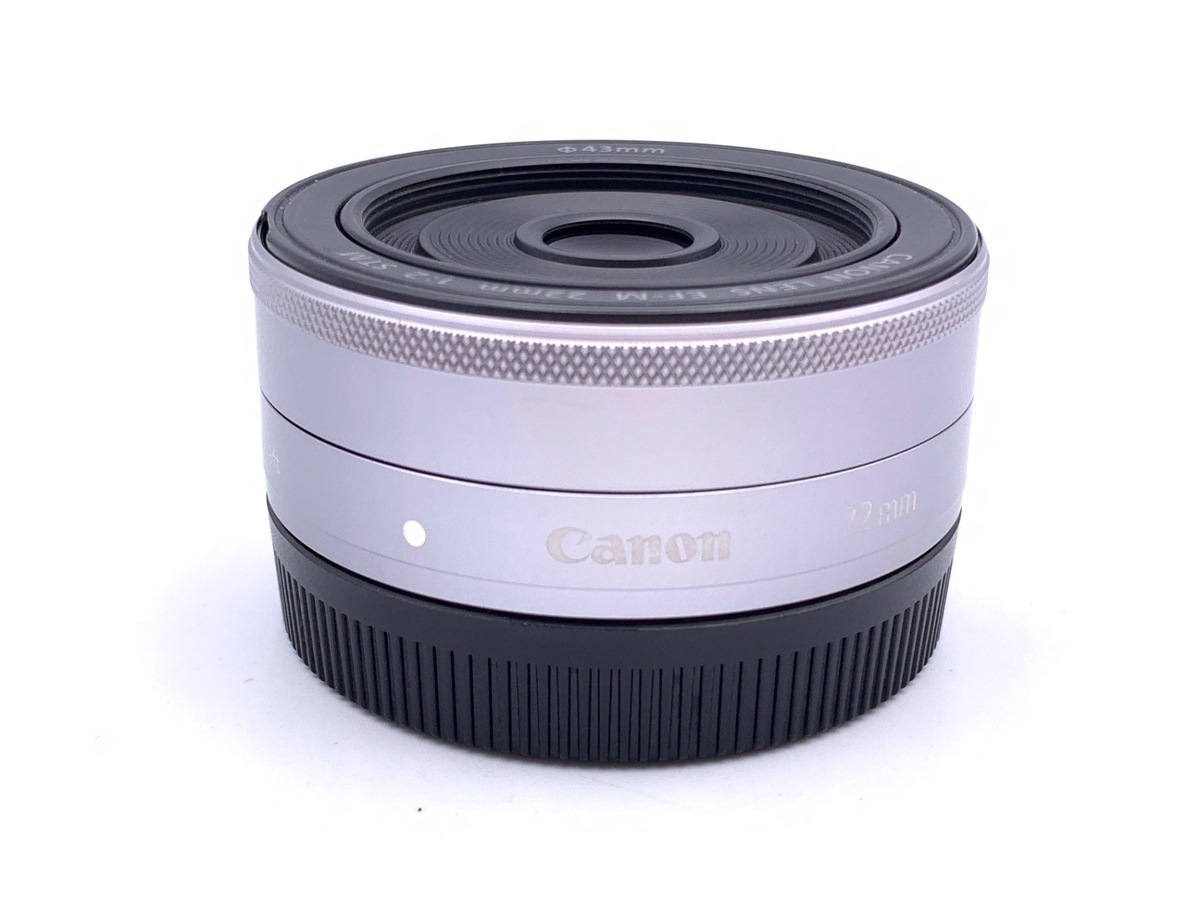 中古：AB(良品)】キヤノン EF-M22mm F2 STM シルバー | 2445670030069
