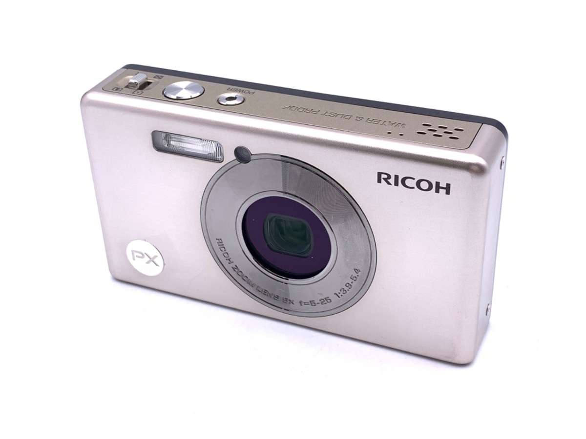 RICOH PX デジタルカメラ グリーン 動作確認済 中古 RICOH - 【✨防水防塵/耐衝撃✨】RICOH リコー PX ライム