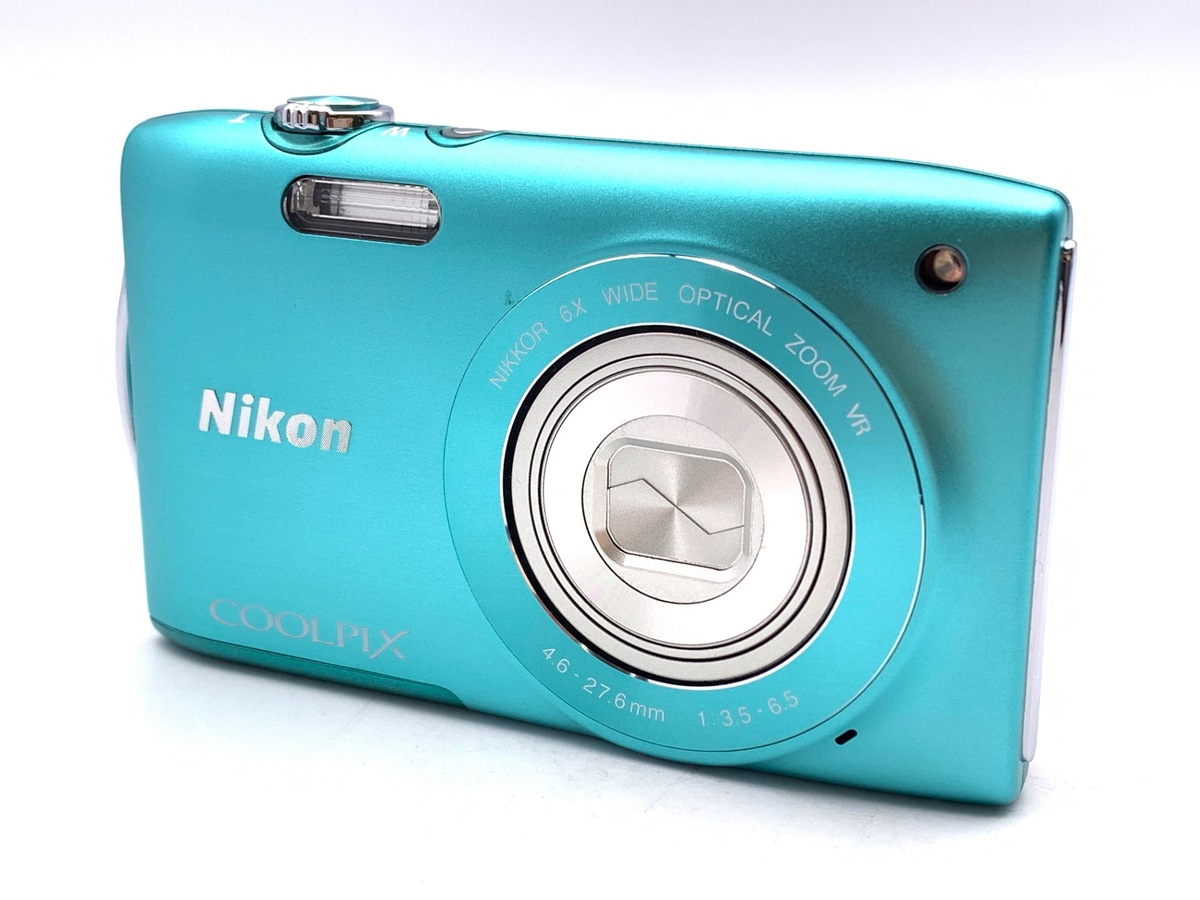 Nikon デジカメ coolpix s3300 中古品 中古：B(並品)】ニコン COOLPIX S3300 ミントグリーン | 2448730027498