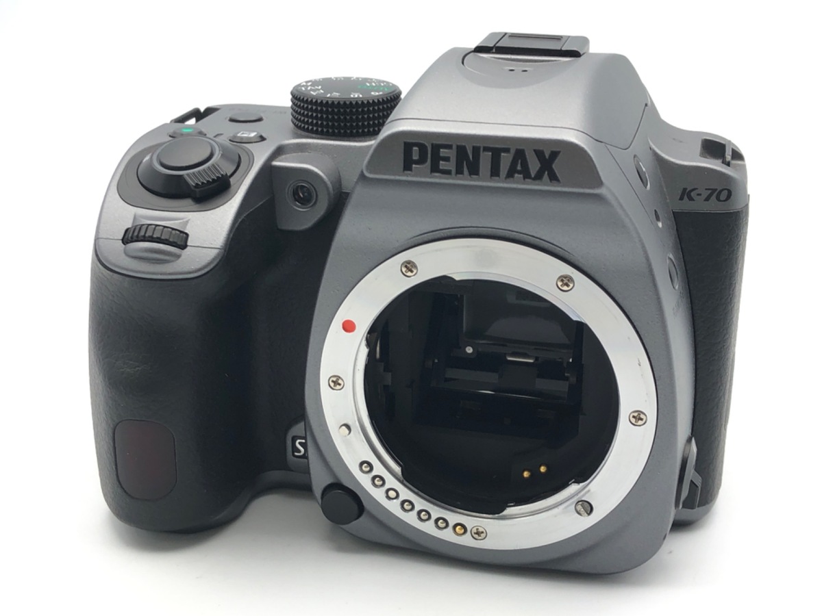 PENTAX K-70 ボディ (シルキーシルバー) 中古：B(並品)】ペンタックス K-70 ボディ シルキーシルバー