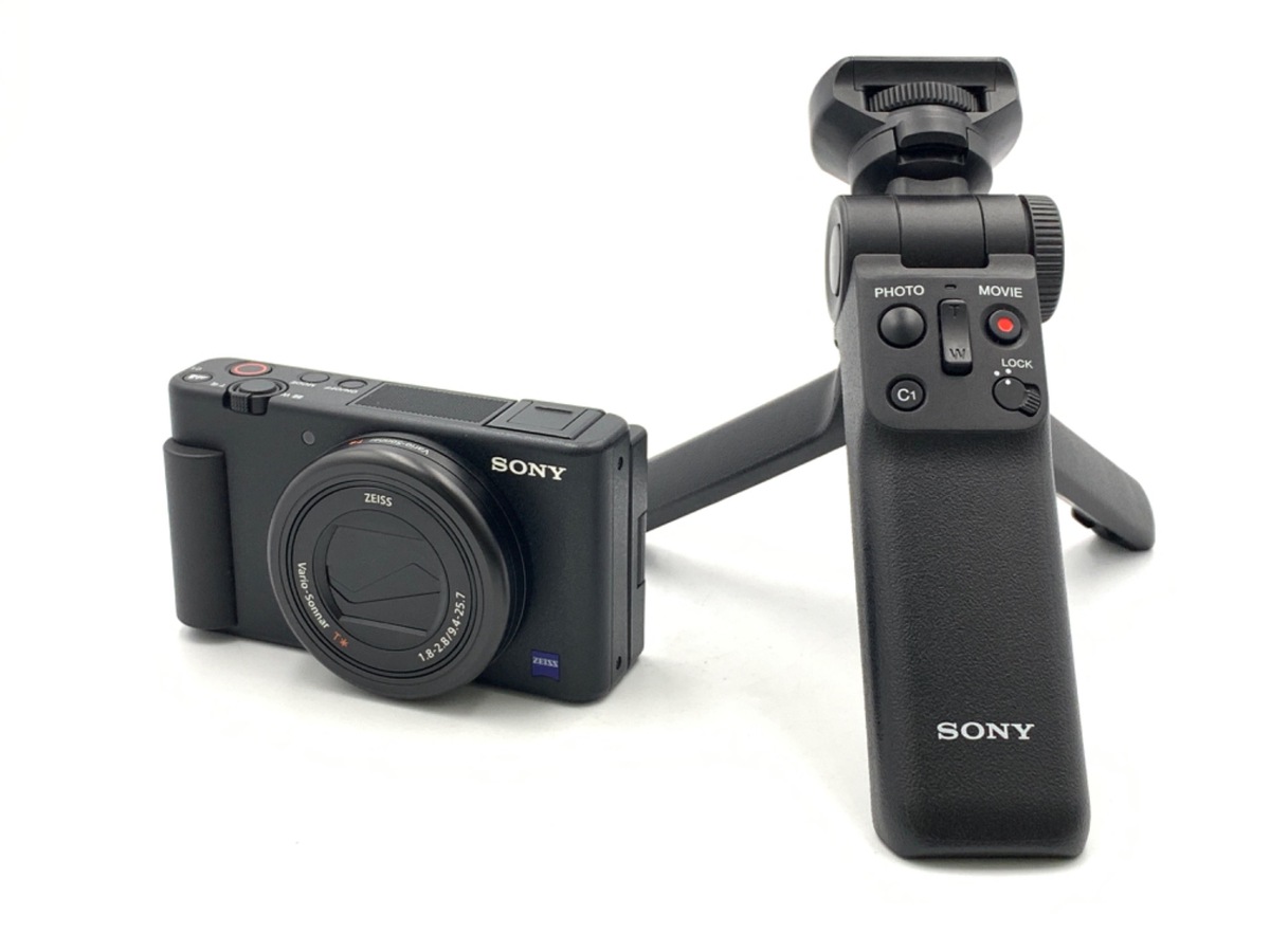 中古】ソニー VLOGCAM ZV-1G B シューティンググリップキット ブラック