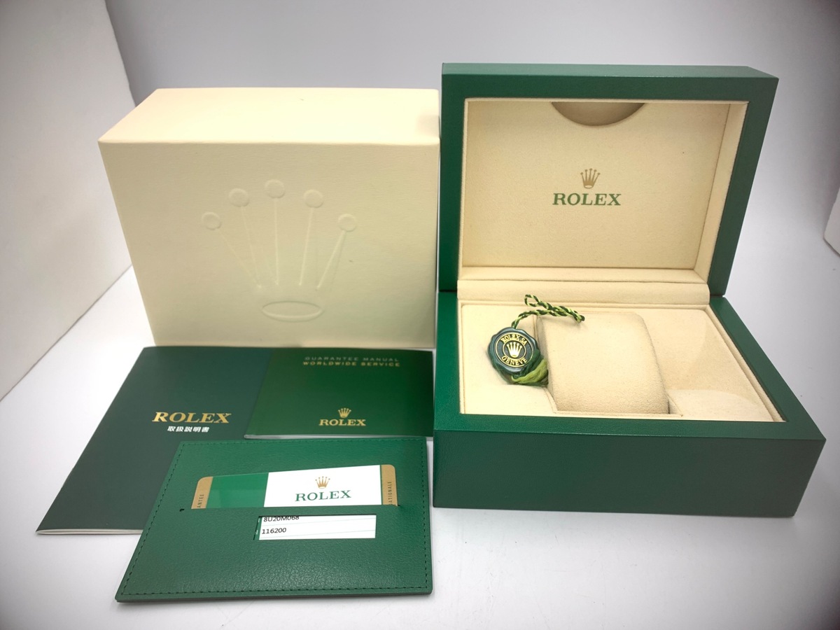 ロレックス(ROLEX) デイトジャスト 36 ブラック 116200 ステンレススティール オイスターブレス