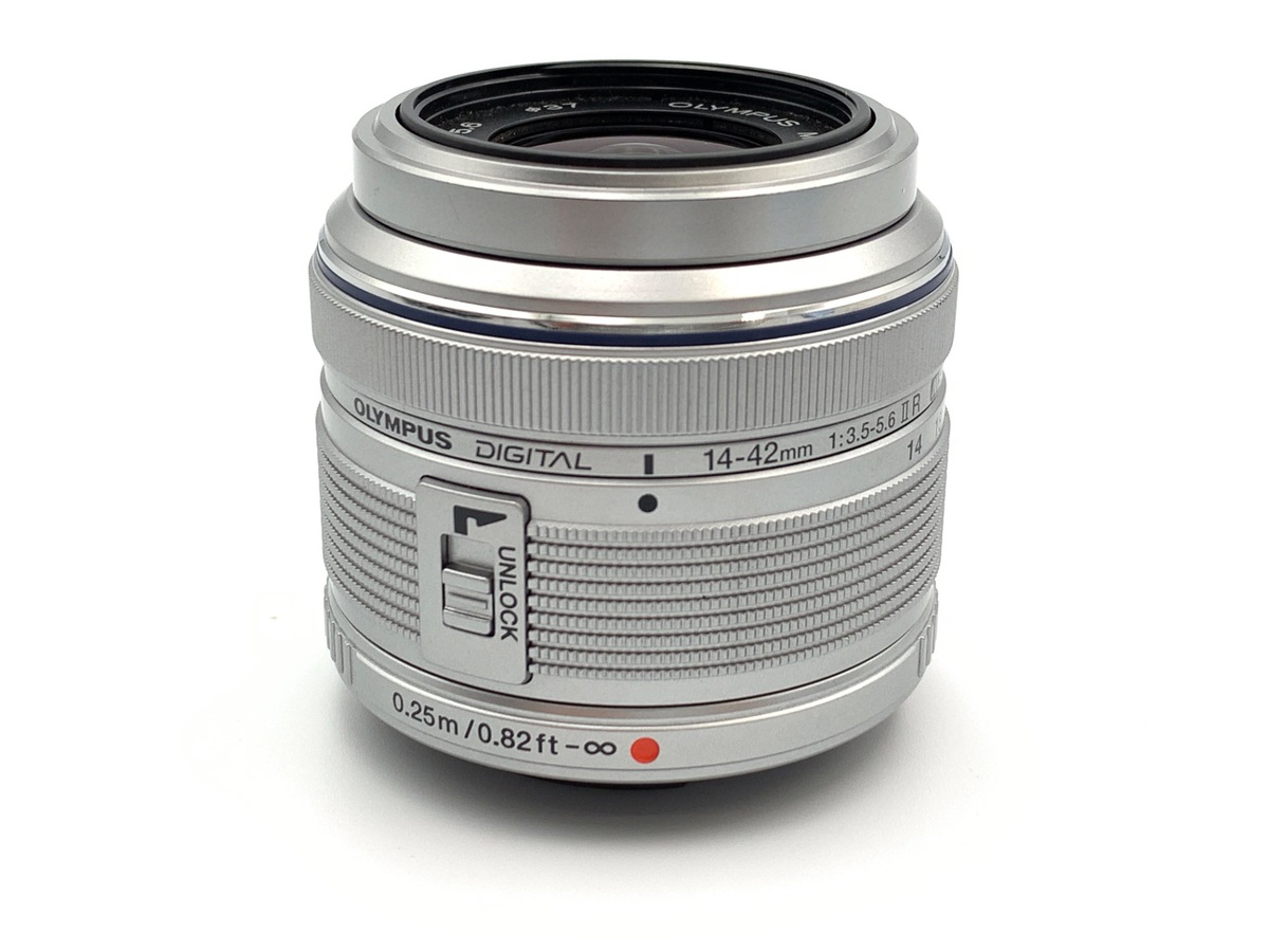 中古】オリンパス M.ZUIKO DIGITAL 14-42mm F3.5-5.6 II R シルバー