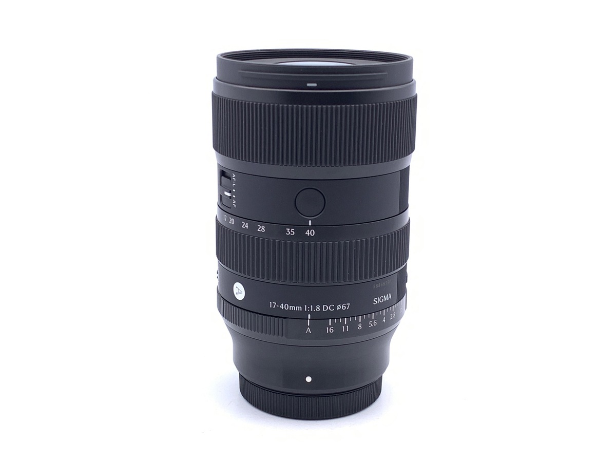 中古：AB(良品)】シグマ 17-40mm F1.8 DC Art フジフイルムX用