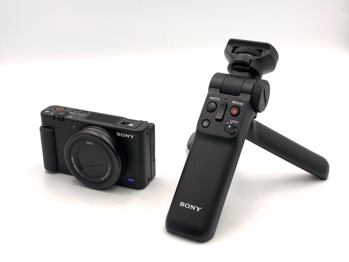 中古】ソニー VLOGCAM ZV-1G B シューティンググリップキット ブラック